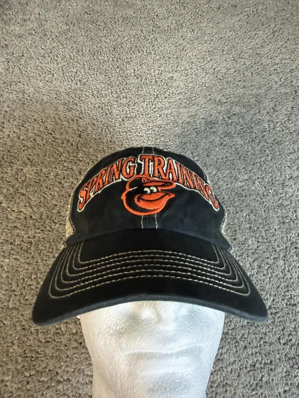 Baltimore Orioles Hat Cap Snap Back Mens One Size Black MLB Spring Training '47
